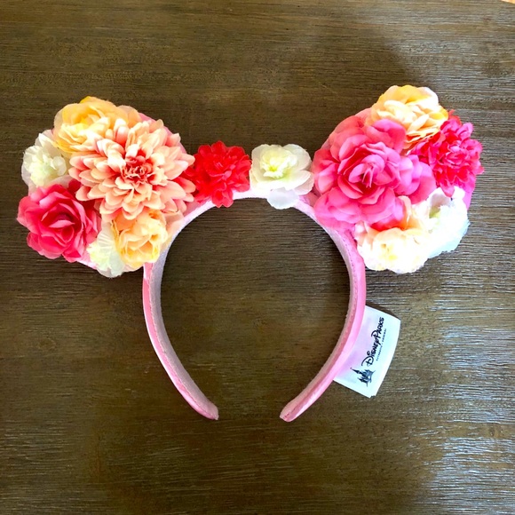Disney Accessories - 💕SOLD💕Disney Parks Floral Minnie Ears